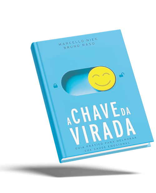 Capa do livro A Chave da Virada, guia prático para melhorar a saúde emocional